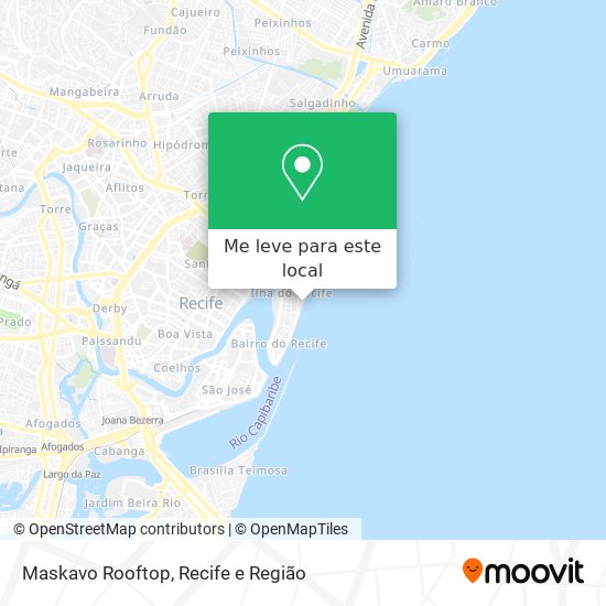 Maskavo Rooftop mapa