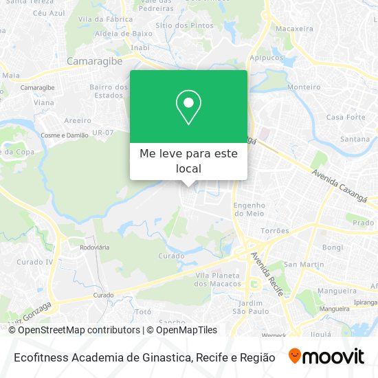 Ecofitness Academia de Ginastica mapa
