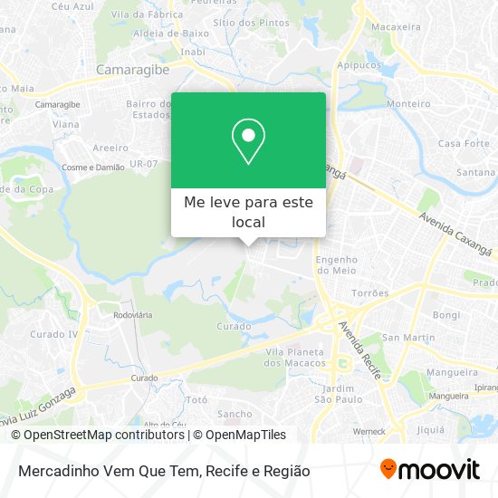 Mercadinho Vem Que Tem mapa