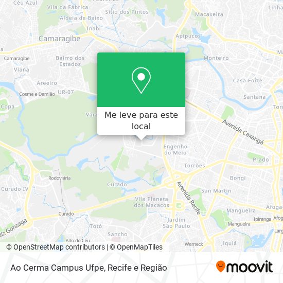 Ao Cerma Campus Ufpe mapa
