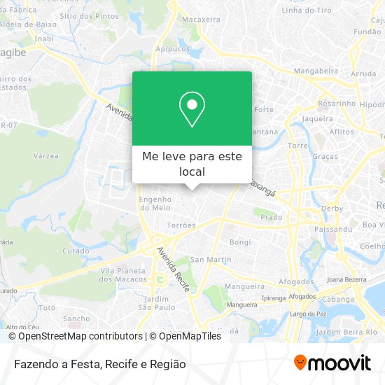 Fazendo a Festa mapa
