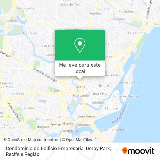 Condominio do Edificio Empresarial Derby Park mapa