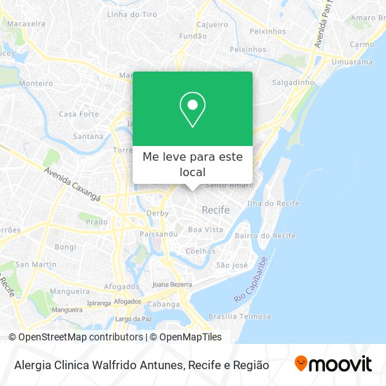 Alergia Clinica Walfrido Antunes mapa