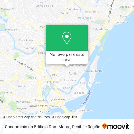 Condominio do Edificio Dom Moura mapa