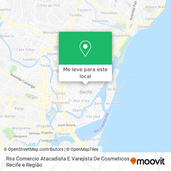 Rss Comercio Atacadista E Varejista De Cosmeticos mapa