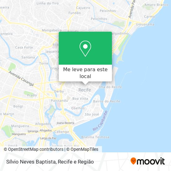 Sílvio Neves Baptista mapa