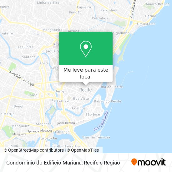 Condominio do Edificio Mariana mapa