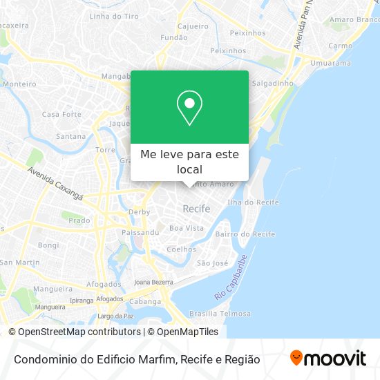Condominio do Edificio Marfim mapa