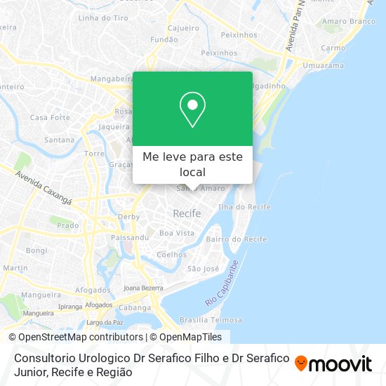 Consultorio Urologico Dr Serafico Filho e Dr Serafico Junior mapa