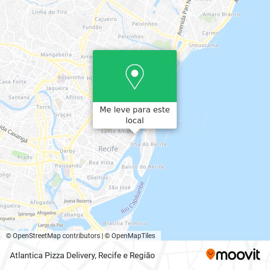 Atlantica Pizza Delivery mapa