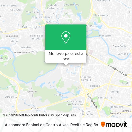 Alessandra Fabiani de Castro Alves mapa
