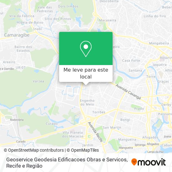 Geoservice Geodesia Edificacoes Obras e Servicos mapa