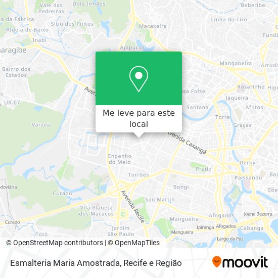 Esmalteria Maria Amostrada mapa