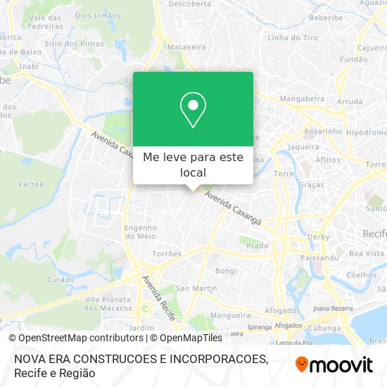 NOVA ERA CONSTRUCOES E INCORPORACOES mapa