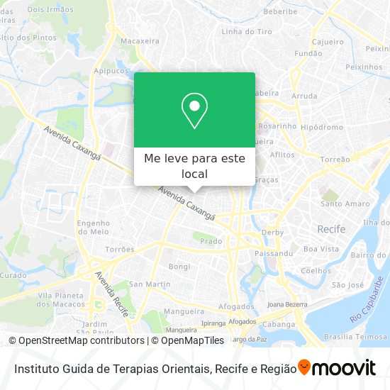Instituto Guida de Terapias Orientais mapa