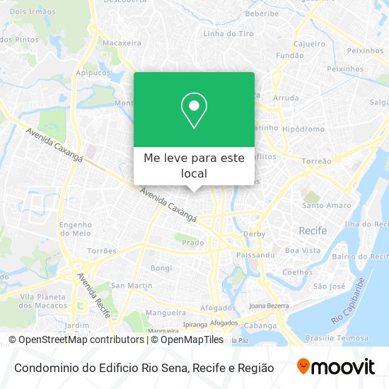 Condominio do Edificio Rio Sena mapa