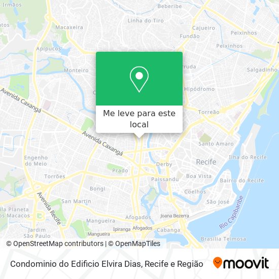 Condominio do Edificio Elvira Dias mapa