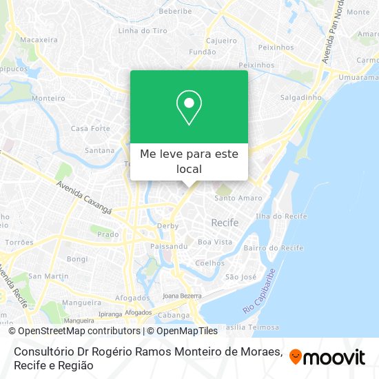 Consultório Dr Rogério Ramos Monteiro de Moraes mapa