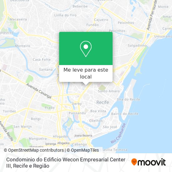Condominio do Edificio Wecon Empresarial Center III mapa