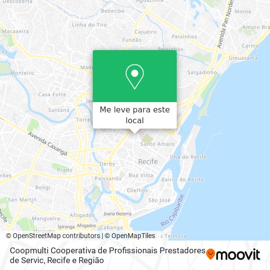 Coopmulti Cooperativa de Profissionais Prestadores de Servic mapa