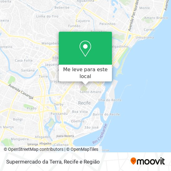 Supermercado da Terra mapa