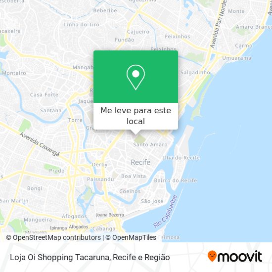 Loja Oi Shopping Tacaruna mapa