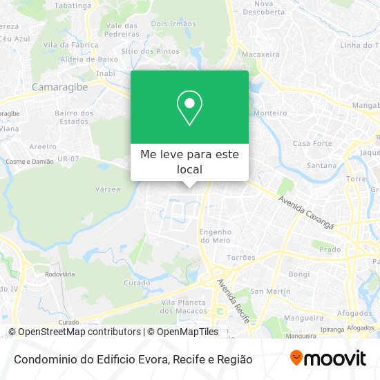 Condominio do Edificio Evora mapa