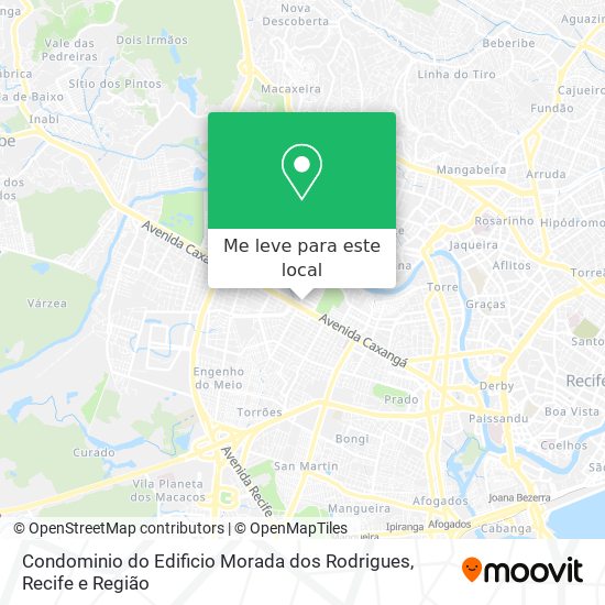 Condominio do Edificio Morada dos Rodrigues mapa