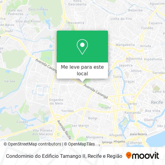 Condominio do Edificio Tamango II mapa