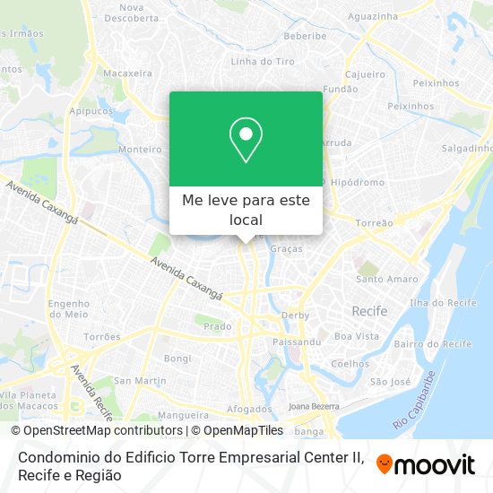 Condominio do Edificio Torre Empresarial Center II mapa