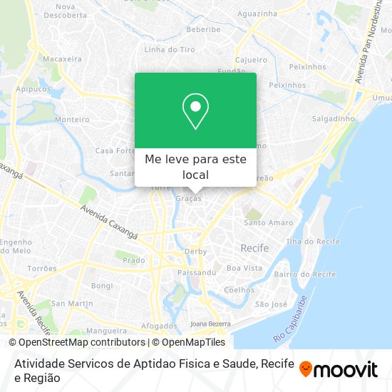 Atividade Servicos de Aptidao Fisica e Saude mapa