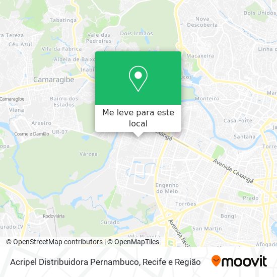 Acripel Distribuidora Pernambuco mapa