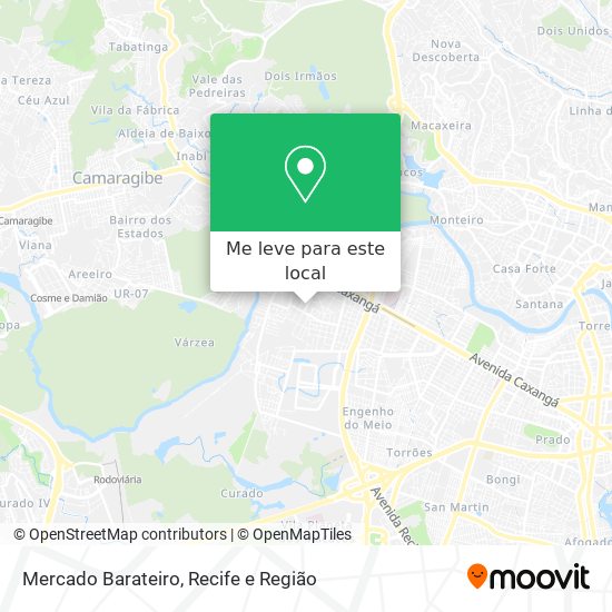 Mercado Barateiro mapa