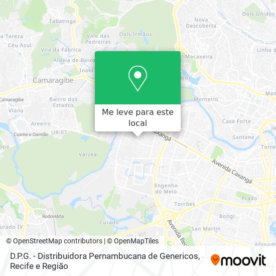 D.P.G. - Distribuidora Pernambucana de Genericos mapa