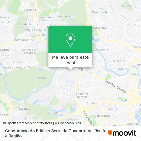 Condominio do Edificio Serra de Guadarrama mapa