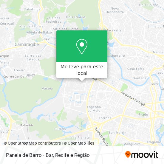 Panela de Barro - Bar mapa