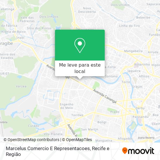 Marcelus Comercio E Representacoes mapa