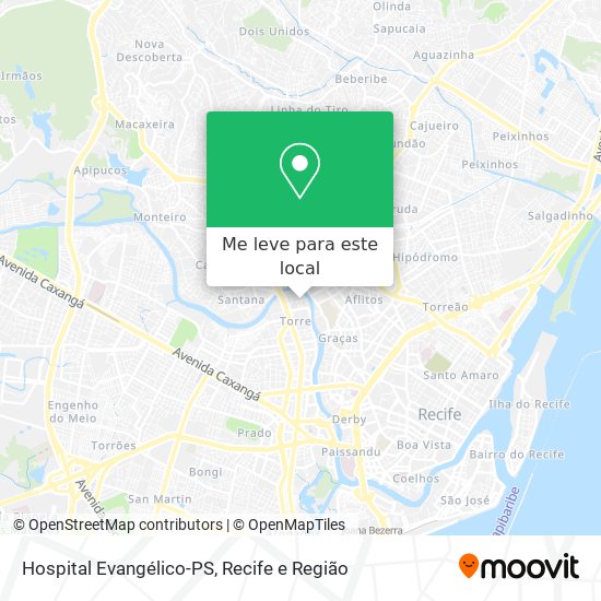 Hospital Evangélico-PS mapa