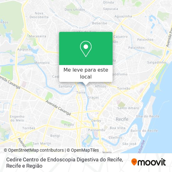 Cedire Centro de Endoscopia Digestiva do Recife mapa