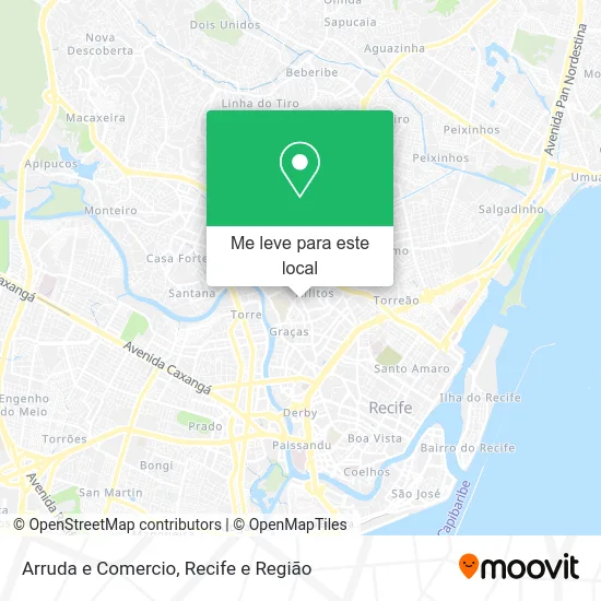 Arruda e Comercio mapa