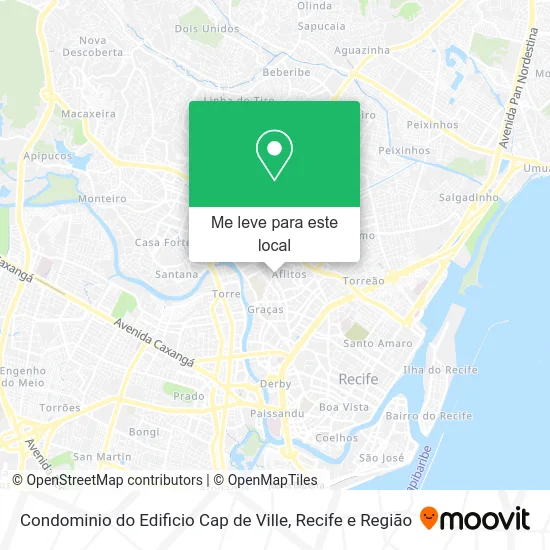 Condominio do Edificio Cap de Ville mapa
