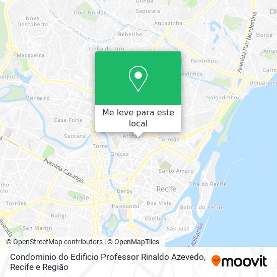 Condominio do Edificio Professor Rinaldo Azevedo mapa