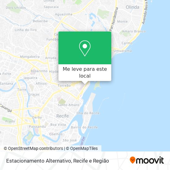 Estacionamento Alternativo mapa
