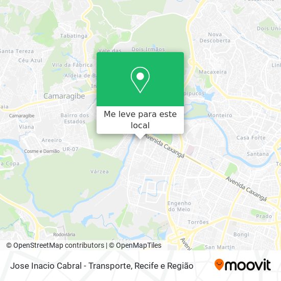 Jose Inacio Cabral - Transporte mapa