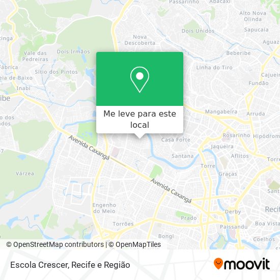 Escola Crescer mapa