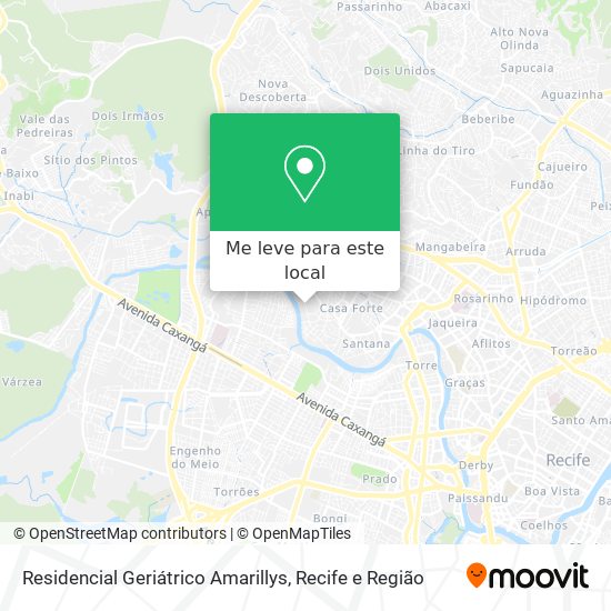 Residencial Geriátrico Amarillys mapa