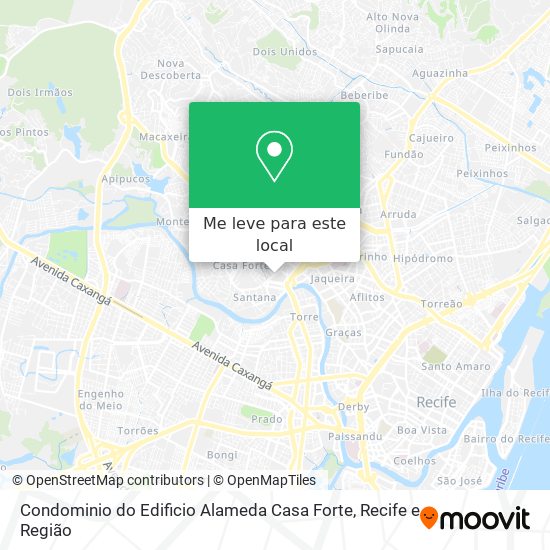 Condominio do Edificio Alameda Casa Forte mapa