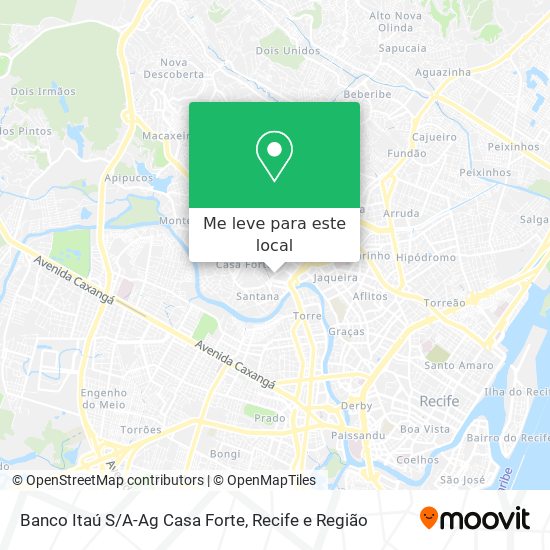 Banco Itaú S/A-Ag Casa Forte mapa