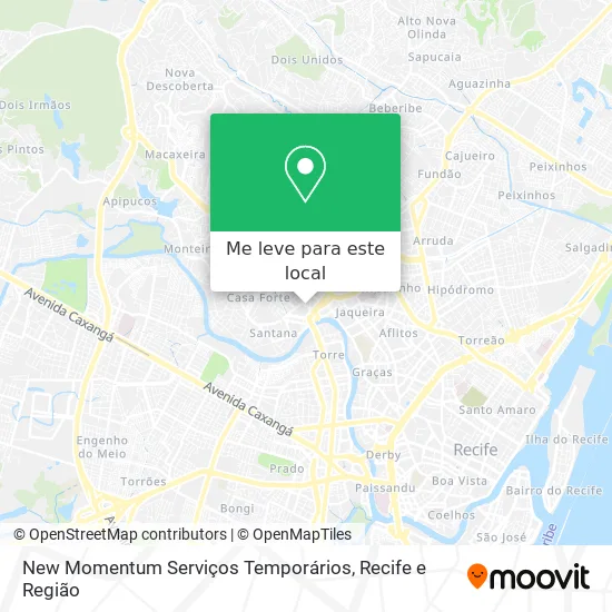 New Momentum Serviços Temporários mapa