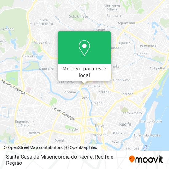 Santa Casa de Misericordia do Recife mapa